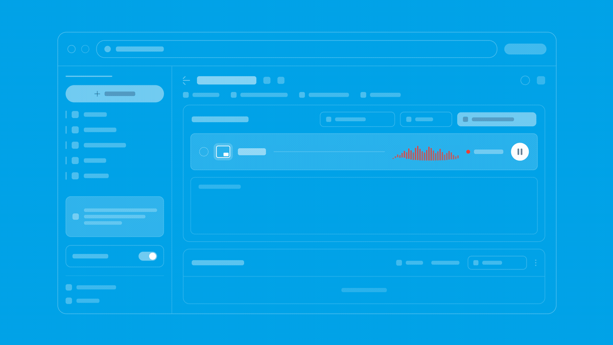 CoVet's floating recorder staying on screen while you switch tabs